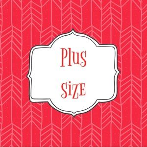 Plus sizes available